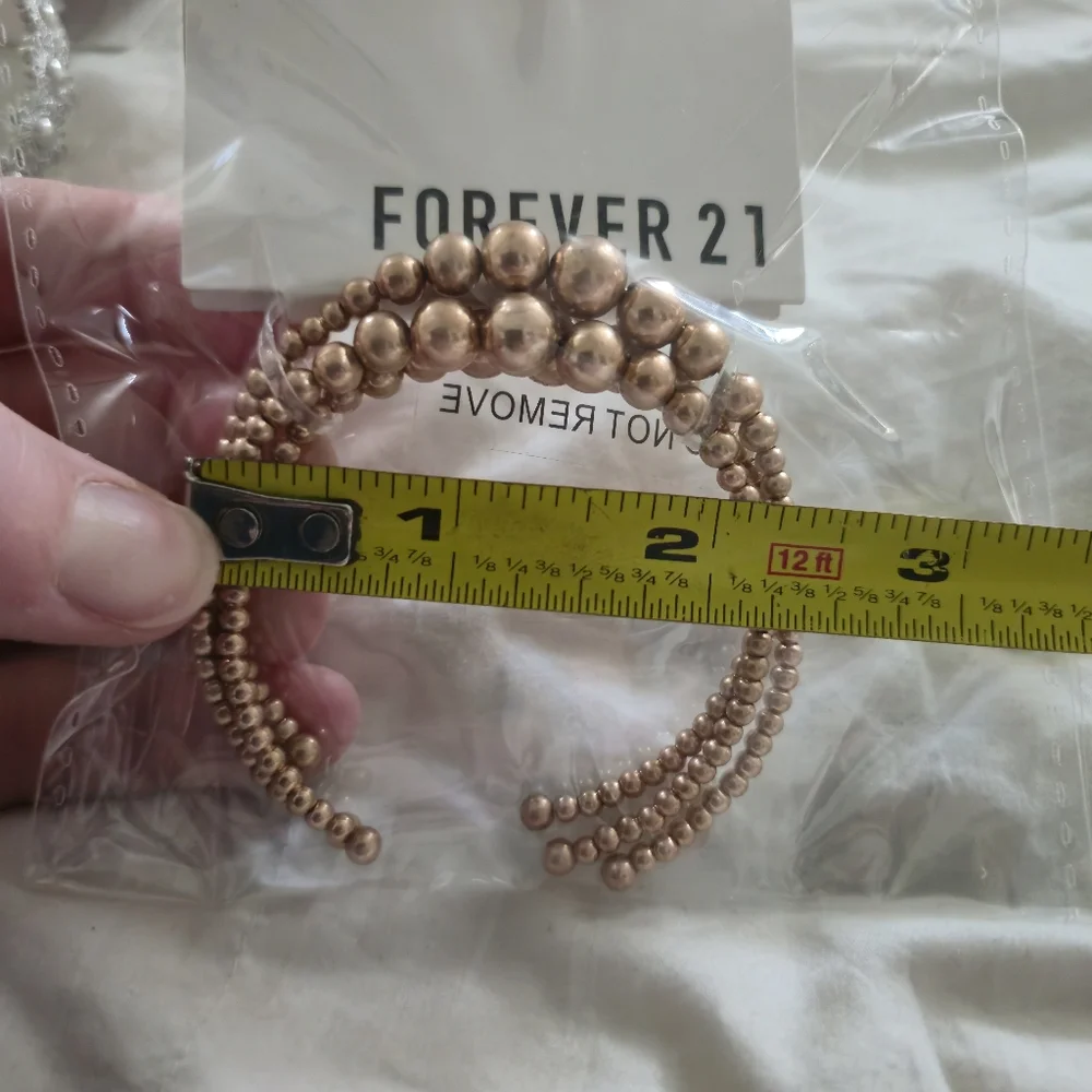 Forever 21 Gold Beaded Bracelet